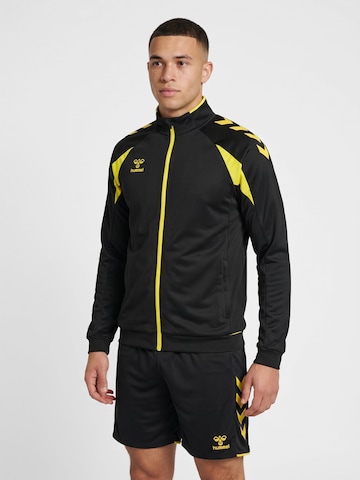 Veste de survêtement Hummel en noir : devant