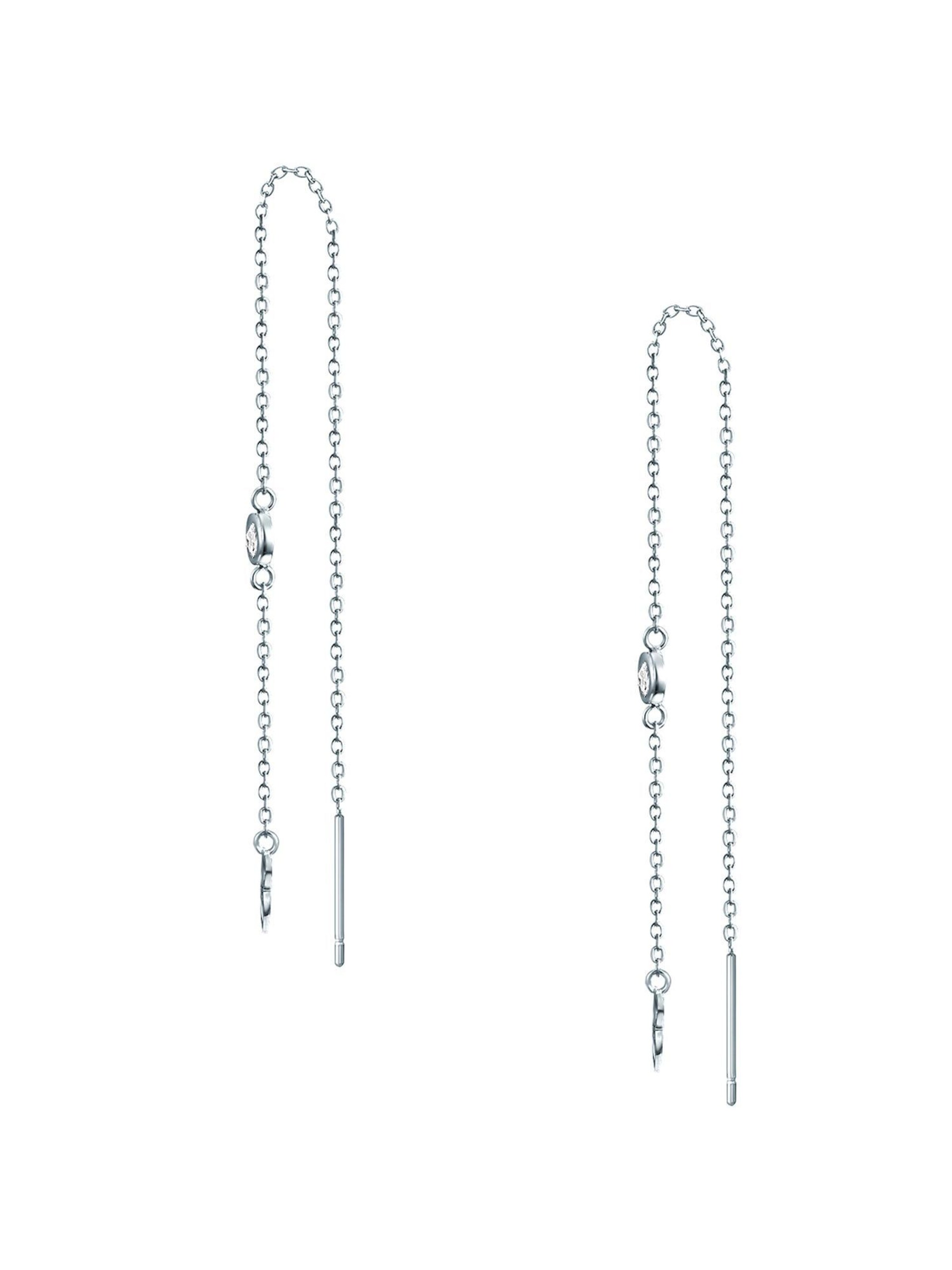 Orecchini di Eastside in argento: frontale