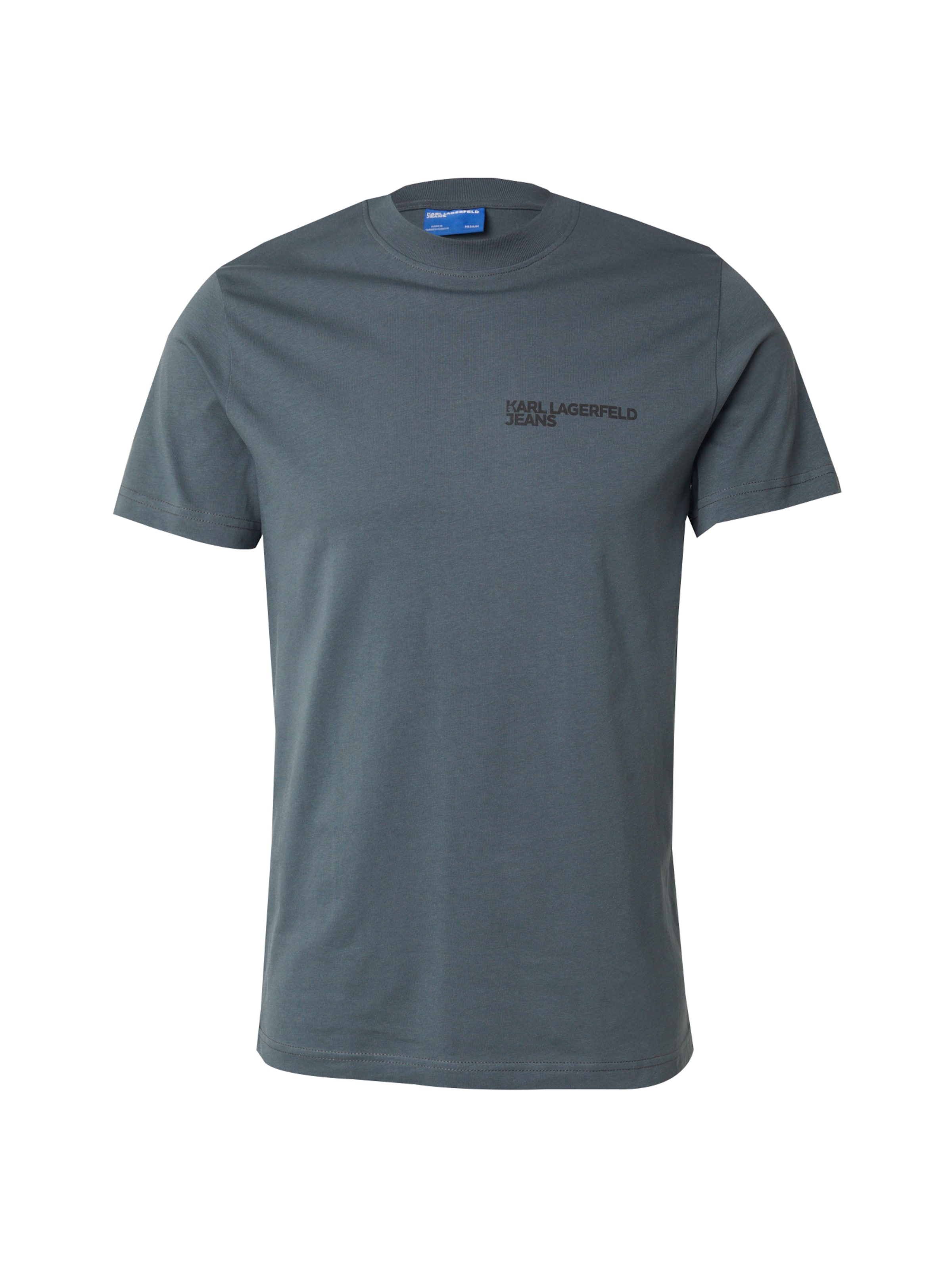KARL LAGERFELD JEANS Tričko – zelená: přední strana