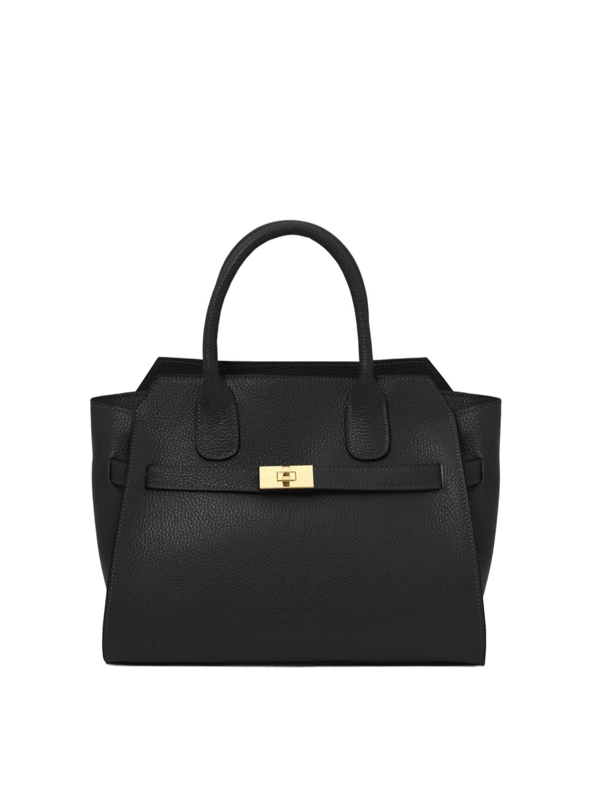 Tuscany Leather Poodlemiskott 'Origami', värv must: eest vaates