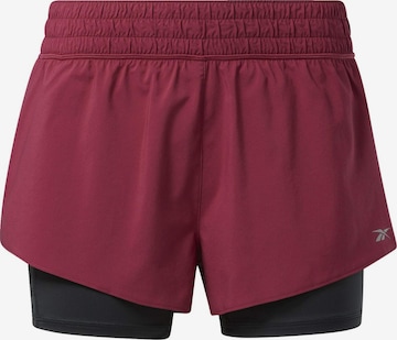 Reebok Športne hlače | roza barva