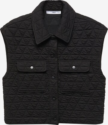 MANGO Vest 'Limba' in Black: front