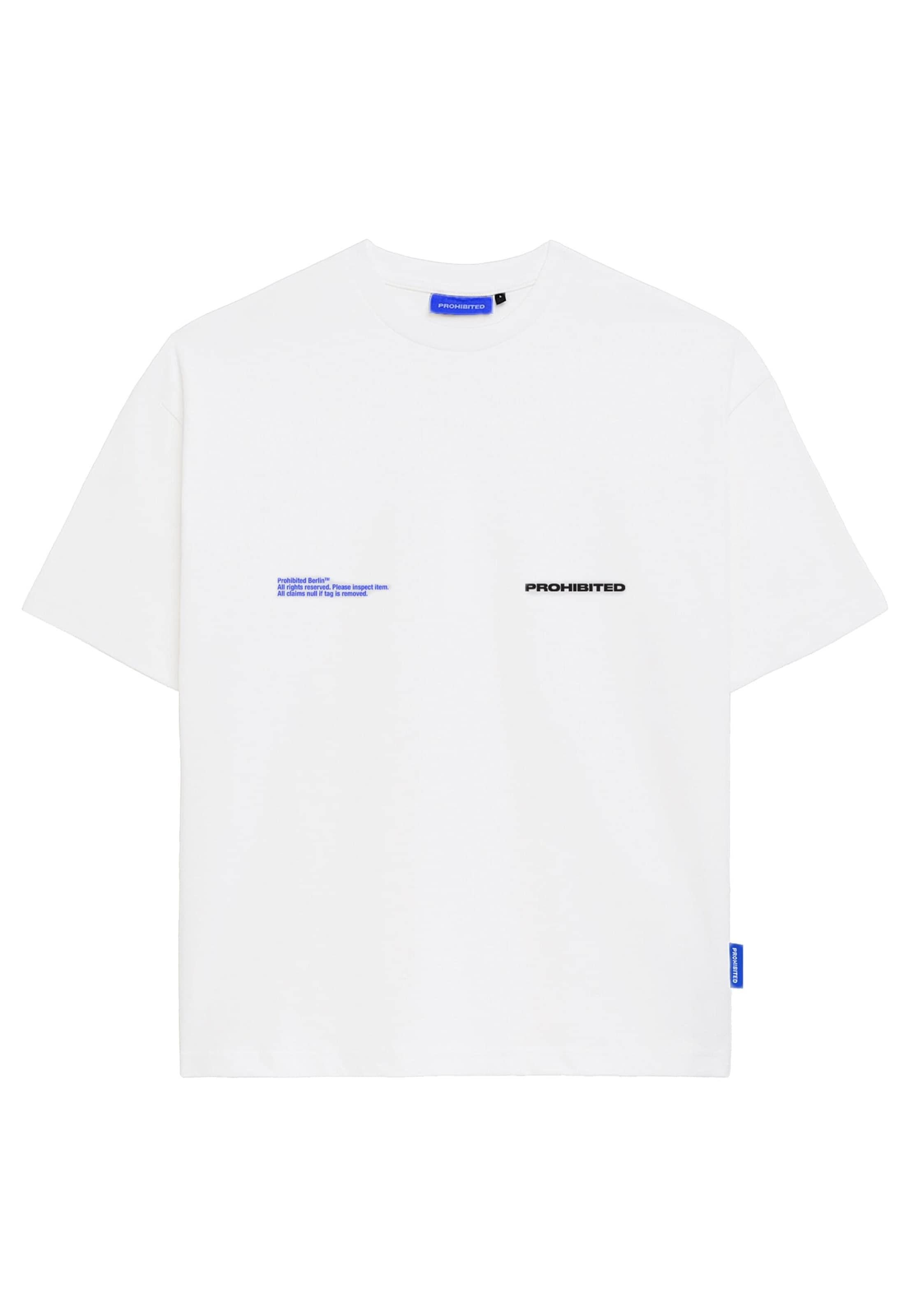 Prohibited Bluser & t-shirts 'Abstract' i hvid: forside