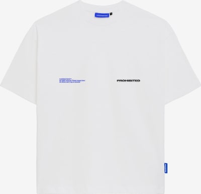 Prohibited Shirt 'Abstract' in Cobalt blue / Black / White, Item view