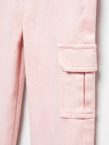 Regular Jean 'WANDA' MANGO KIDS en rose