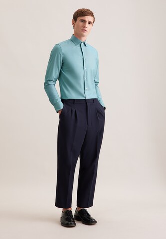 SEIDENSTICKER Slim fit Business shirt in Blue