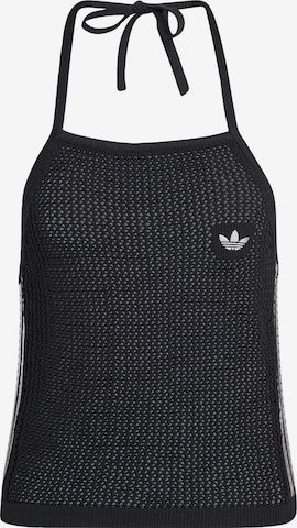ADIDAS ORIGINALS Stricktop in Schwarz: Vorderseite