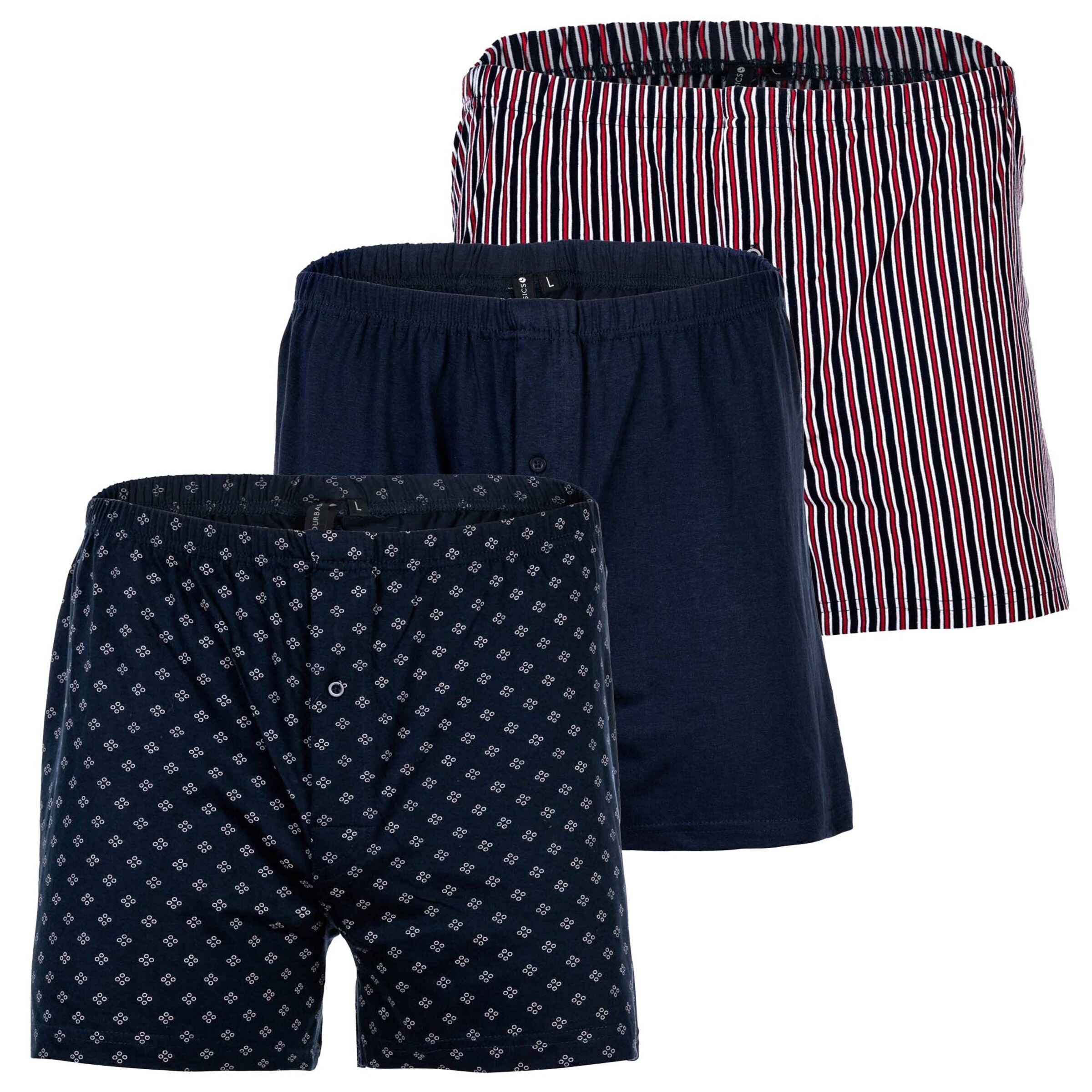 Yourbasics Boxershorts in Blau: Vorderseite
