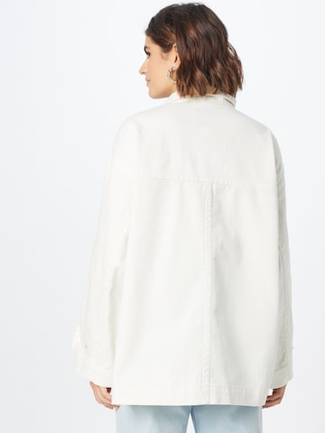 Monki Between-Season Jacket in White