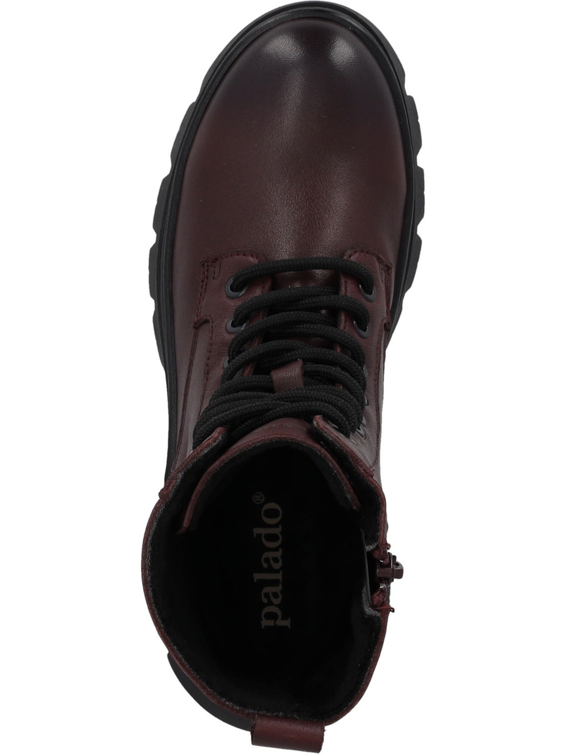 Palado - Botines con cordones en rojo