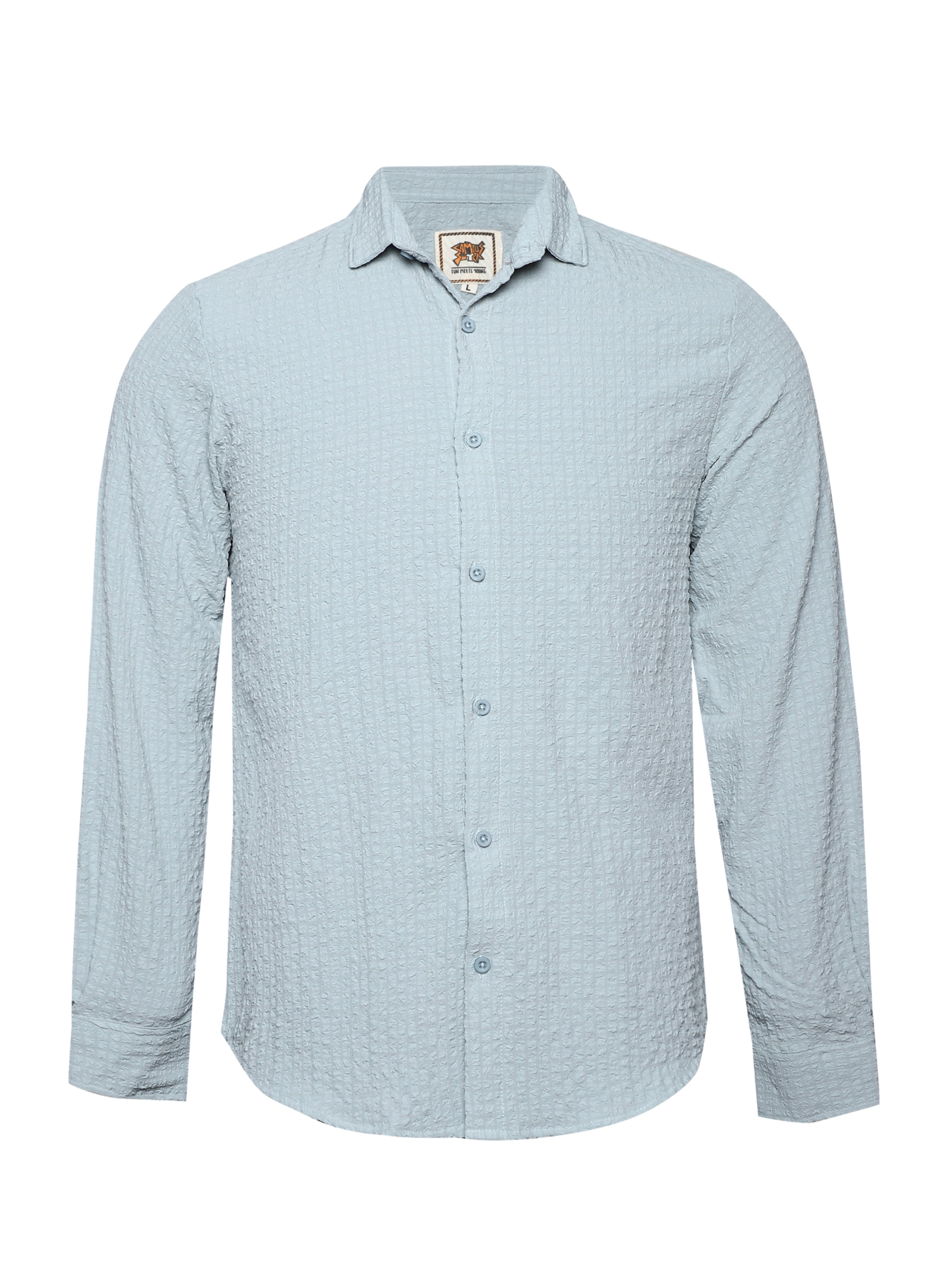 Campus Sutra Tavaline suurus Triiksärk 'Tiana', värv hall: eest vaates