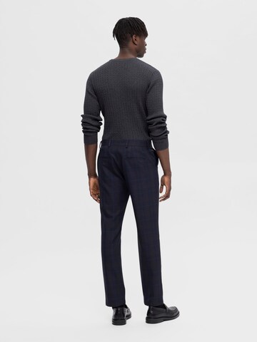 Coupe slim Pantalon 'ROBERT' SELECTED HOMME en bleu