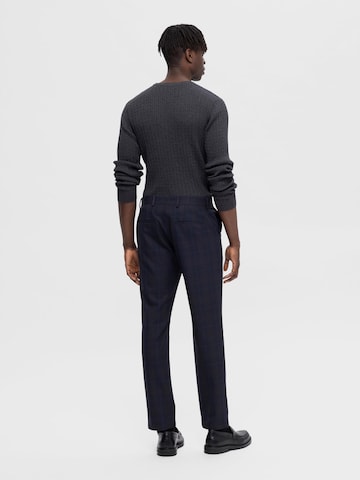 SELECTED HOMME Slim fit Trousers 'ROBERT' in Blue