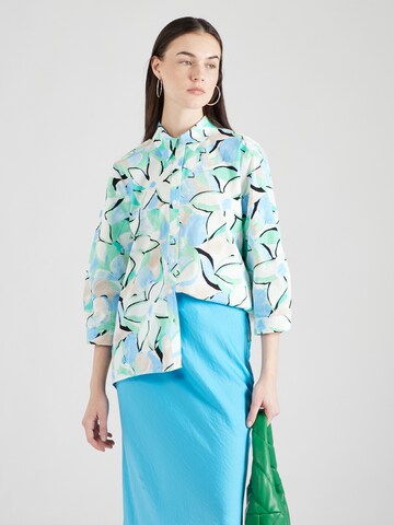 MORE & MORE Blouse in Blauw: voorkant