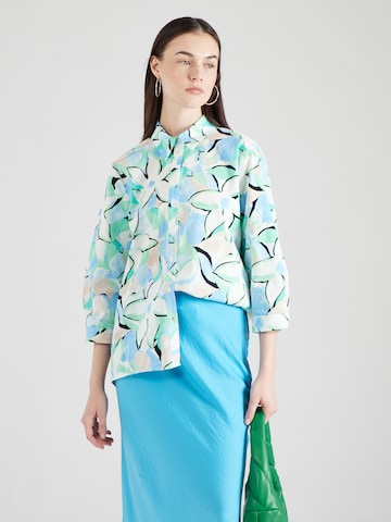 MORE & MORE Blouse in Blauw: voorkant