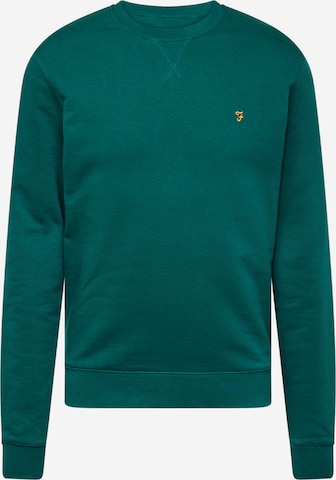FARAH Sweatshirt 'TIM' i grön: framsida