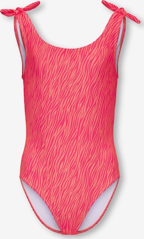 ONLY GIRLS Jednodielne plavky 'KOGBEACH' - Červená: predná strana