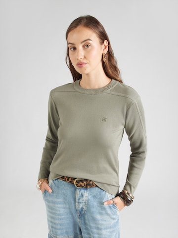 G-STAR Sveter - Zelená: predná strana
