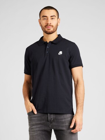 Karl Lagerfeld Poloshirt in Blau: Vorderseite