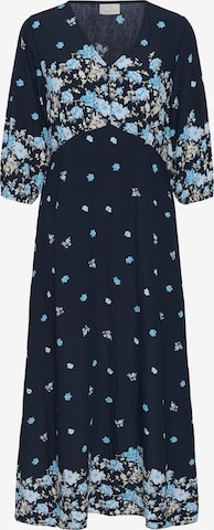 Kaffe Kjole 'KArosine' i blå: forside