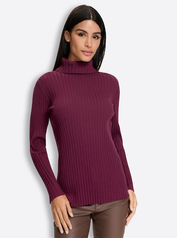 Pullover di heine in rosso: frontale