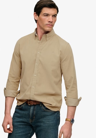 Regular fit Camicia 'CLASSIC' di Superdry & Co in marrone