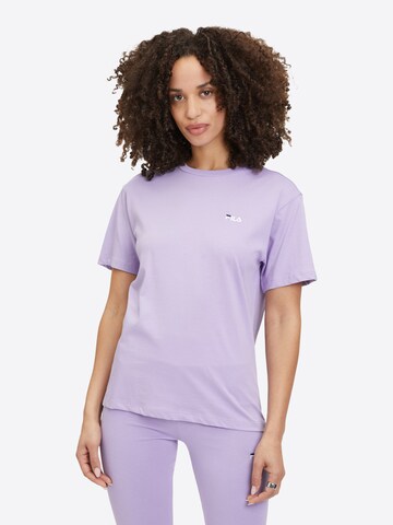 FILA - Camisa funcionais 'BIENDORF' em roxo: frente