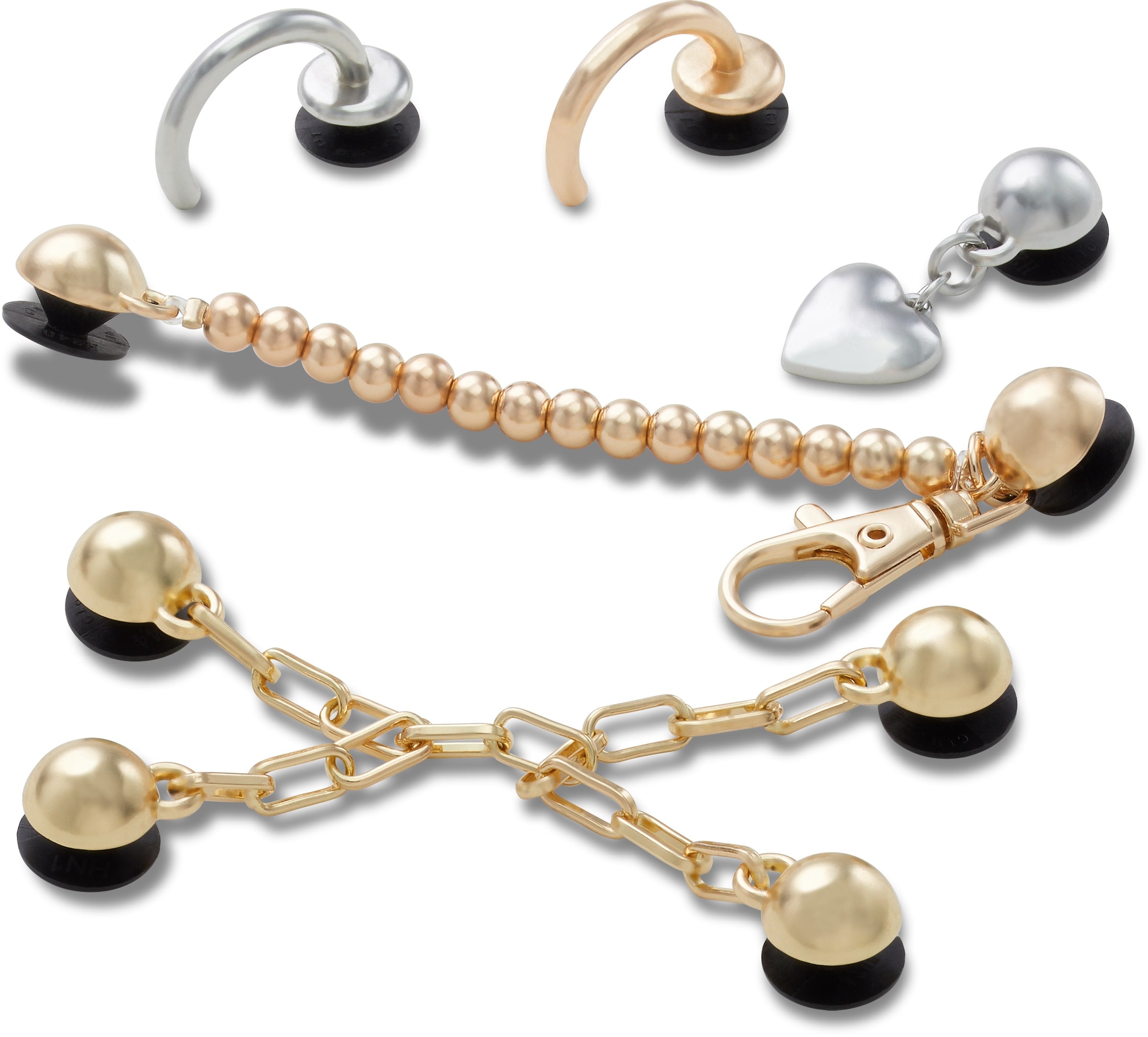 Crocs Schuhanstecker in Gold: Vorderseite