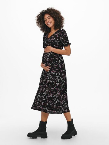 Only Maternity Dress in Black: front