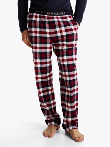 Tommy Hilfiger Underwear Spodnie od piżamy w kolorze czerwony: przód