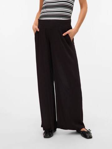 Vero Moda Maternity Wide Leg Bukser i sort: forside