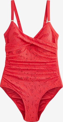 Triangle Maillot de bain modelant Next en rouge : devant