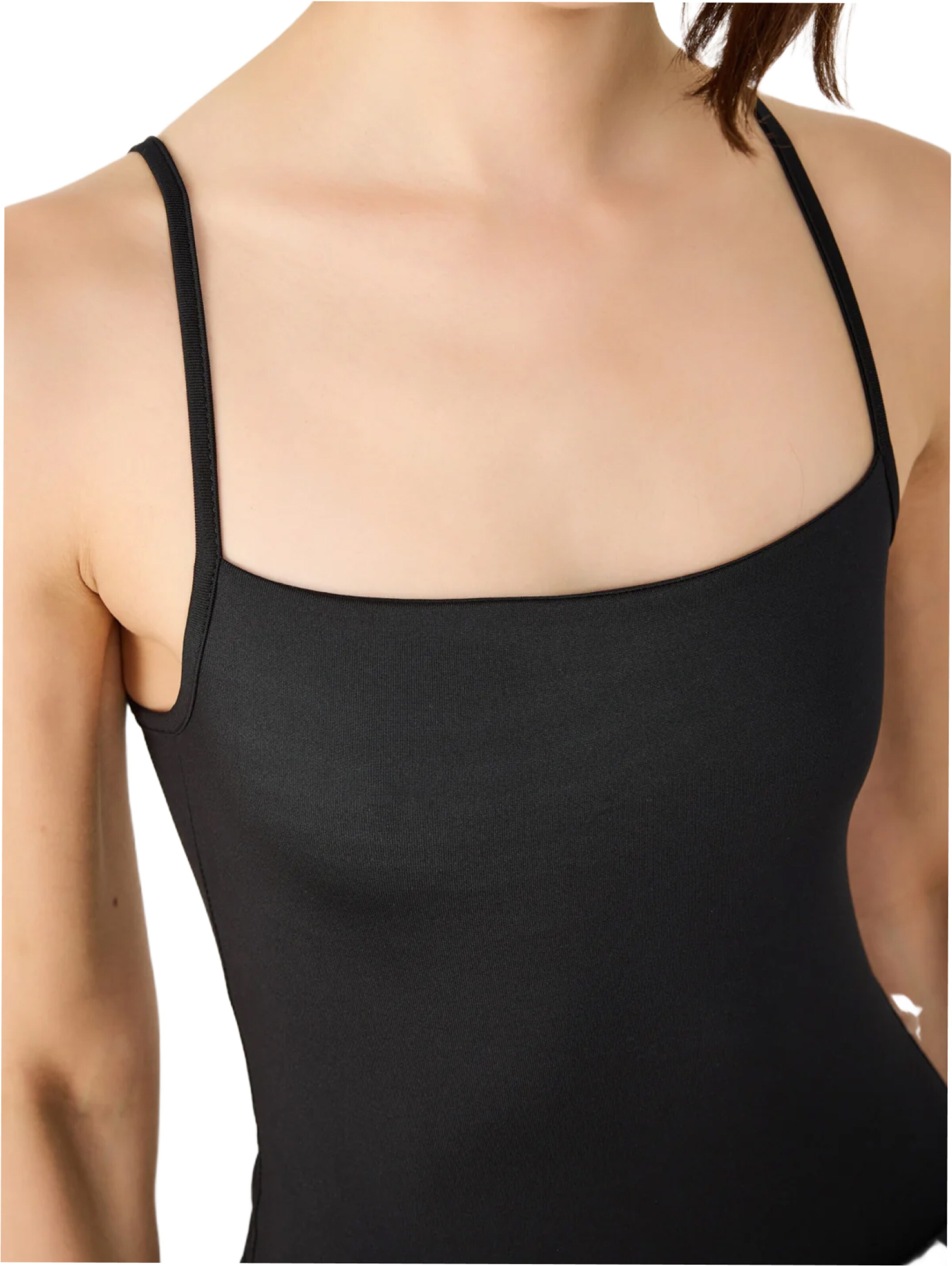 No Matter What Blusenbody in Schwarz