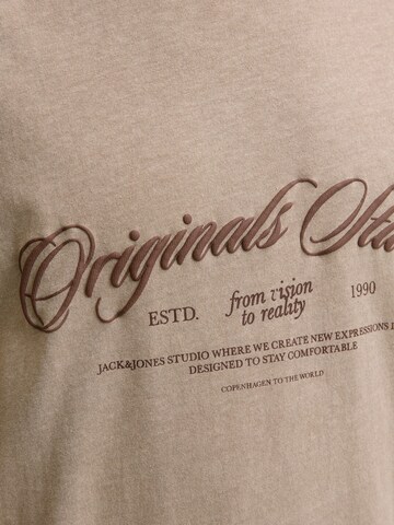 JACK & JONES - Camiseta en marrón