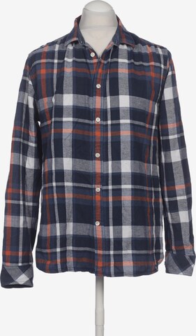 KnowledgeCotton Apparel Button Up Shirt in L in Blue: front