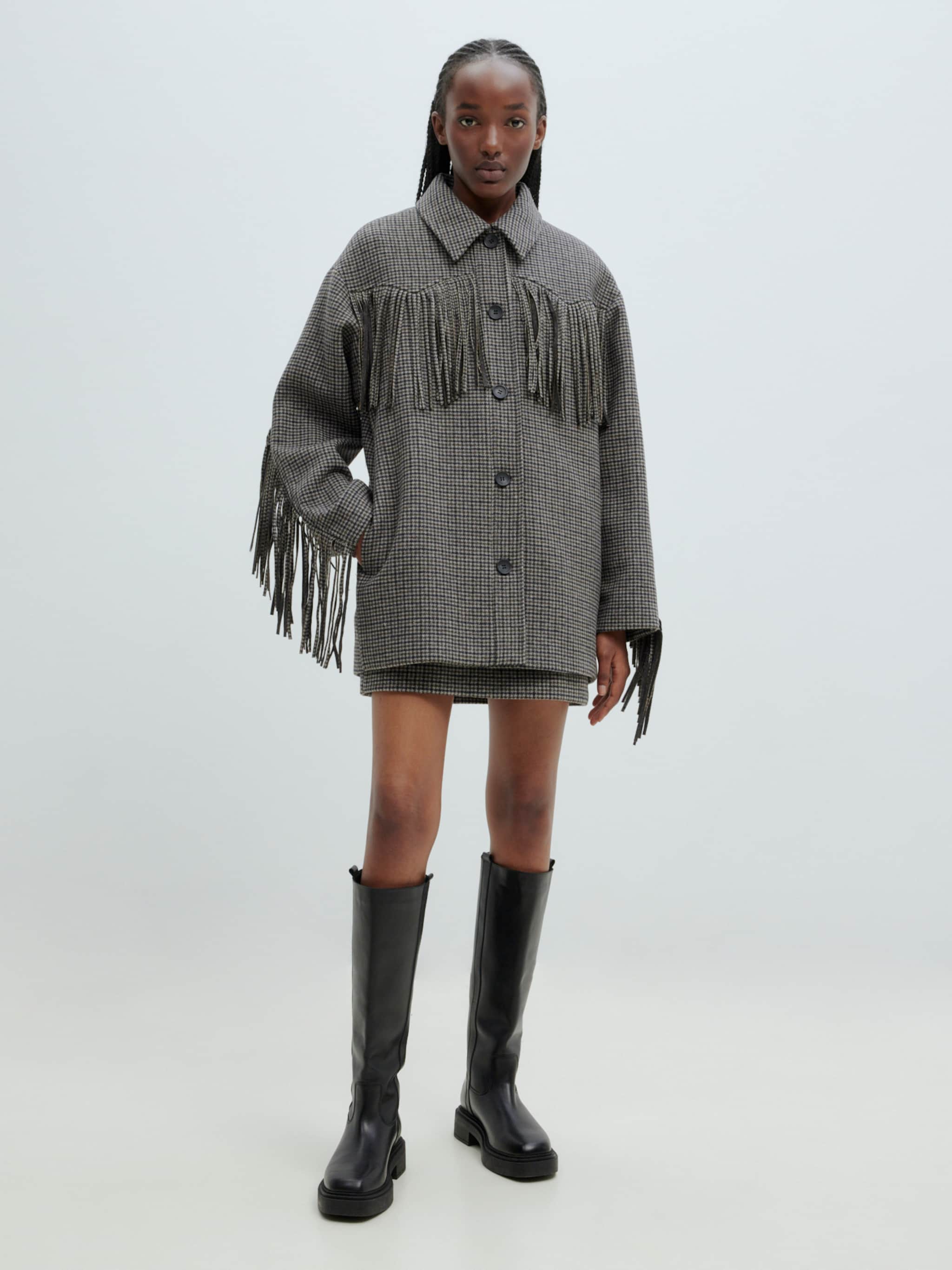 EDITED Produkte Jacke 'Janeke' grau