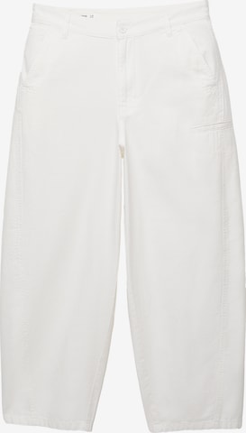 Pantalon Pull&Bear en blanc : devant
