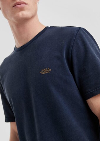 T-Shirt QS en bleu