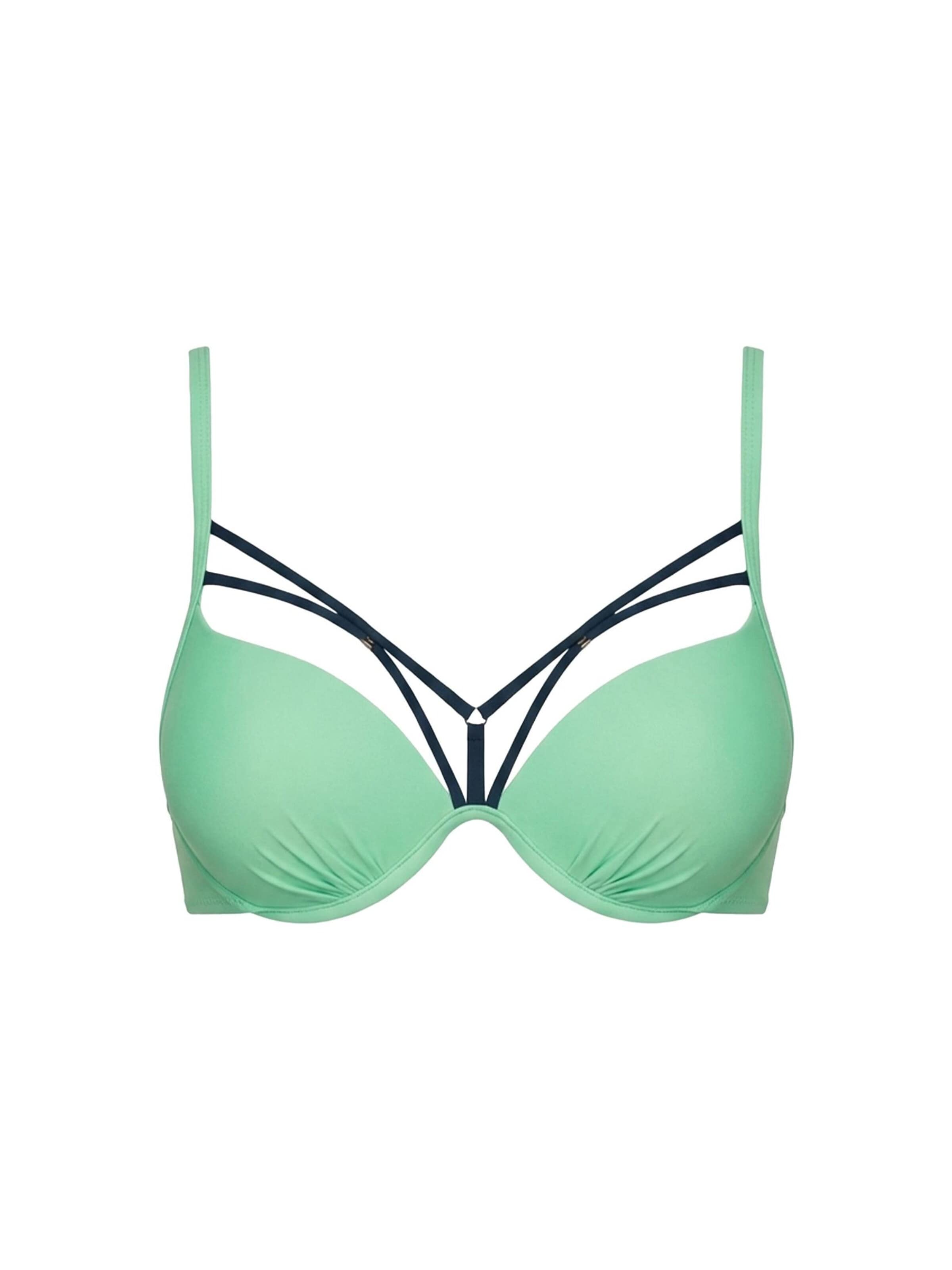 Marko Push-up Bikinitop 'Dakota M-811 (3)' in Groen: voorkant
