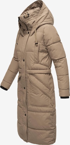 MARIKOO Płaszcz zimowy 'Ayumii' w kolorze brązowy