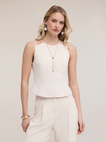 Haut MOTIVI en beige