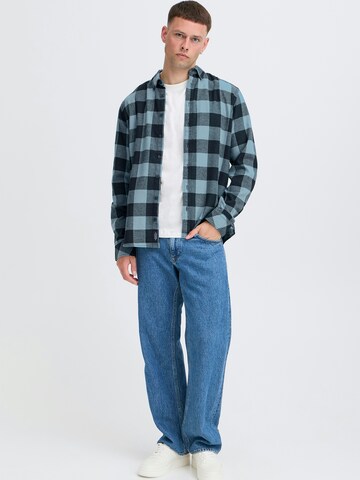 BLEND - Regular Fit Camisa 'BHBUSTER' em azul