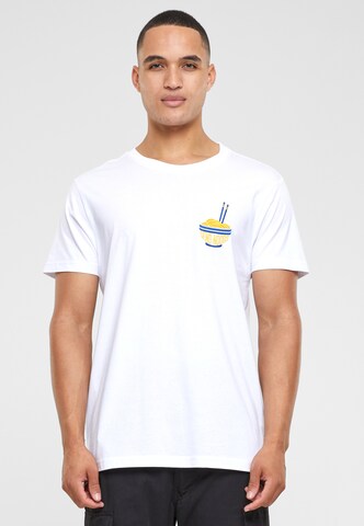 T-Shirt 'Send Noods' Mister Tee en blanc