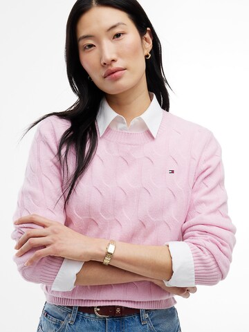 TOMMY HILFIGER Pullover in Pink