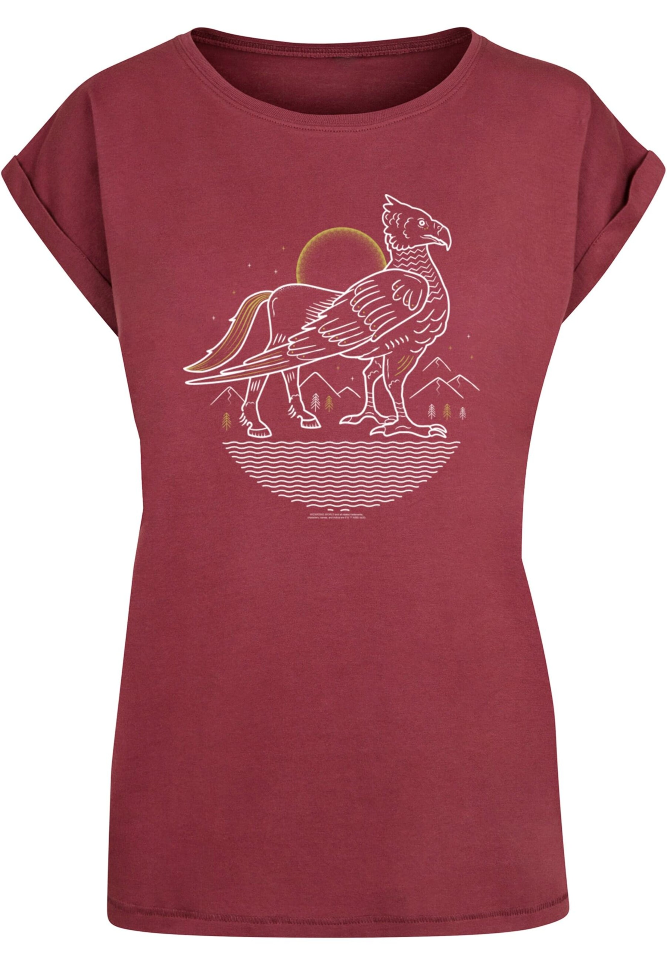 T-shirt 'Harry Potter - Buckbeak' ABSOLUTE CULT en rouge : devant