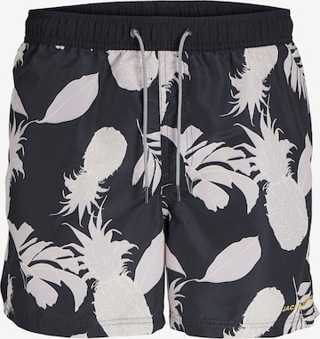 JACK & JONES Zwemshorts 'FIJI' in Grijs: voorkant