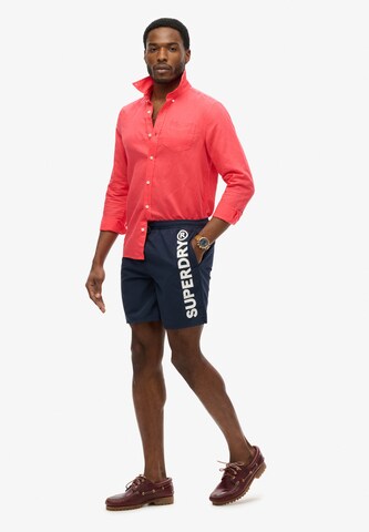 Superdry Board Shorts in Blue