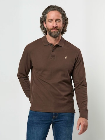 MCS Regular Fit Polo shirt ' MCRockwall ' in Braun