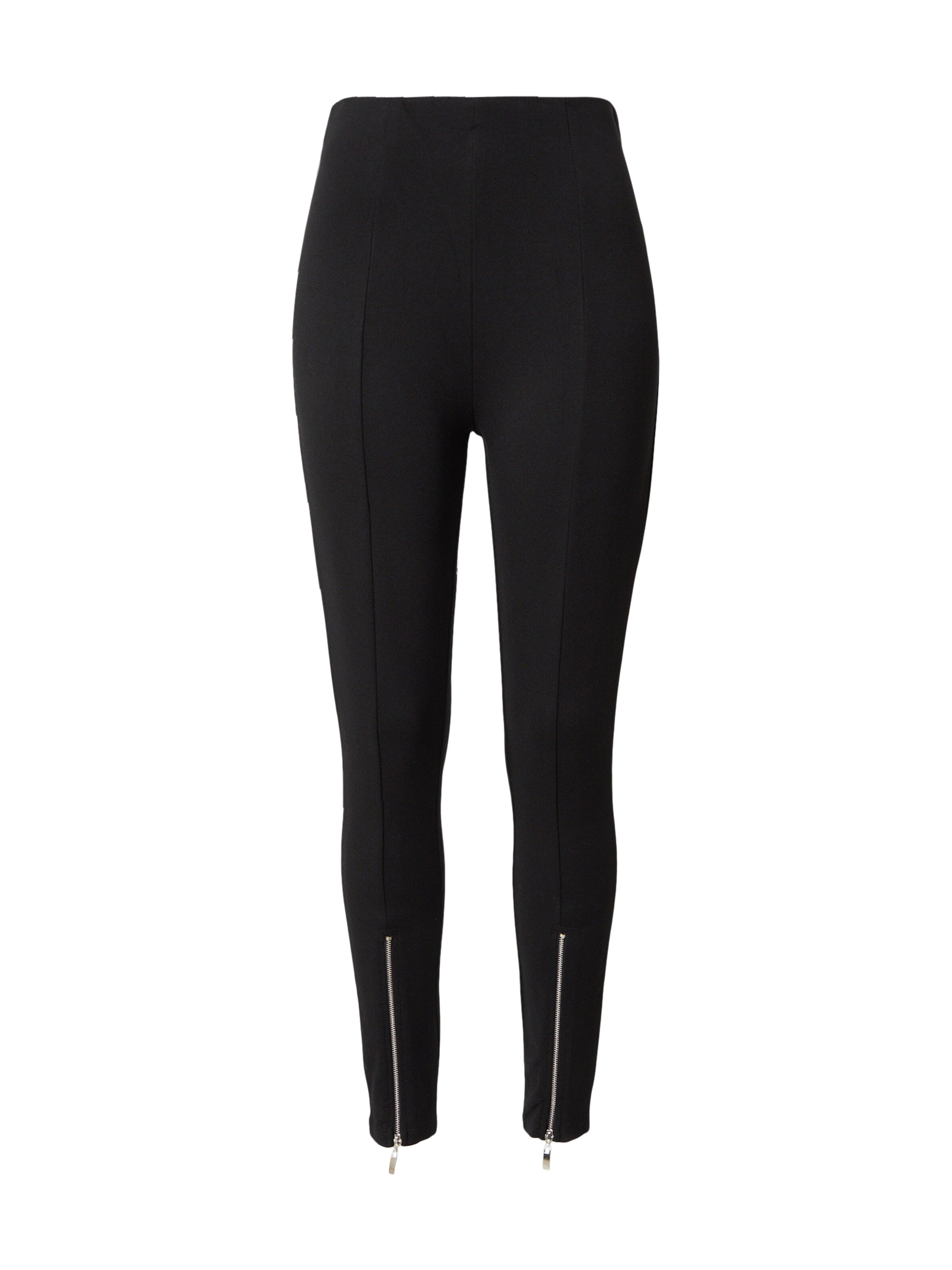 ABOUT YOU Skinny Leggingsit 'Miles' värissä musta: etupuoli