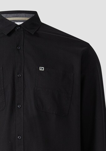 Coupe regular Chemise s.Oliver en noir